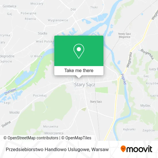 Карта Przedsiebiorstwo Handlowo Uslugowe
