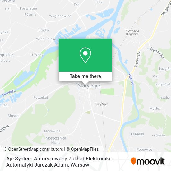 Aje System Autoryzowany Zakład Elektroniki i Automatyki Jurczak Adam map