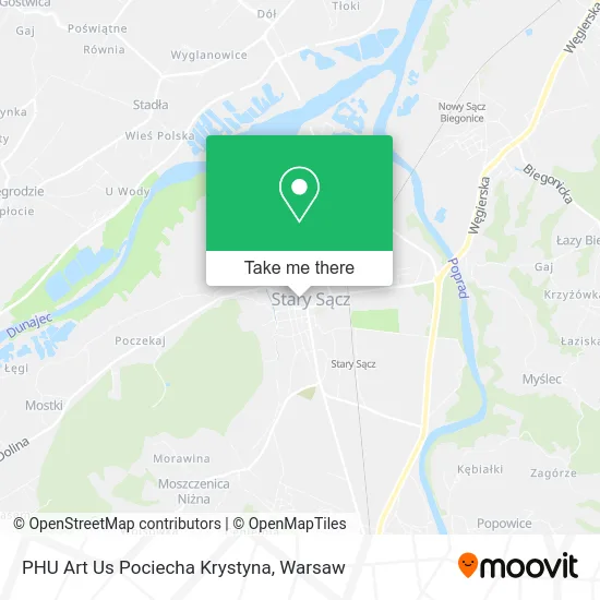 Карта PHU Art Us Pociecha Krystyna