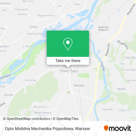 Opto Mobilna Mechanika Pojazdowa map