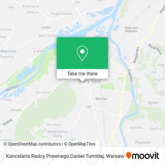 Kancelaria Radcy Prawnego Daniel Tumidaj map