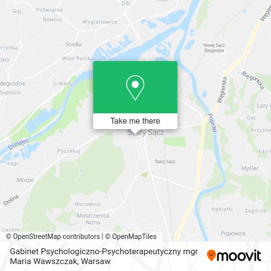 Карта Gabinet Psychologiczno-Psychoterapeutyczny mgr Maria Wawszczak