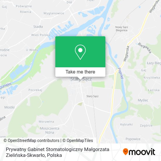 Prywatny Gabinet Stomatologiczny Małgorzata Zielińska-Skwarło map