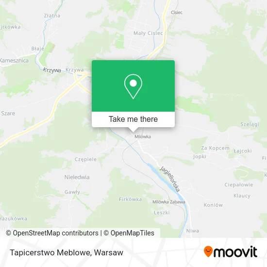 Карта Tapicerstwo Meblowe