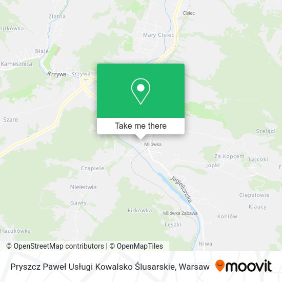 Pryszcz Paweł Usługi Kowalsko Ślusarskie map