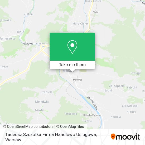 Tadeusz Szczotka Firma Handlowo Uslugowa map