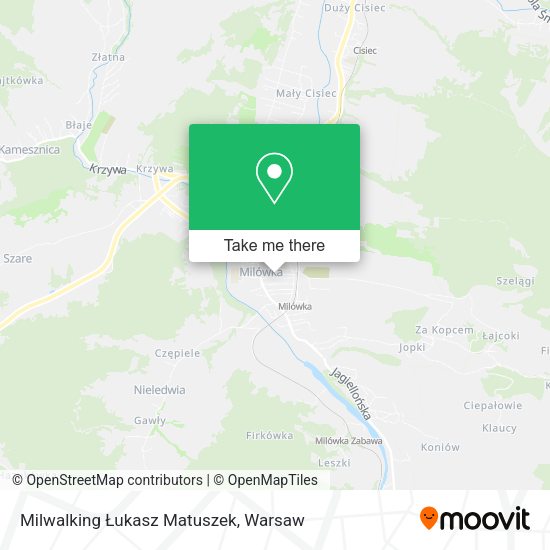 Milwalking Łukasz Matuszek map