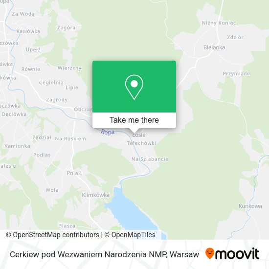 Cerkiew pod Wezwaniem Narodzenia NMP map