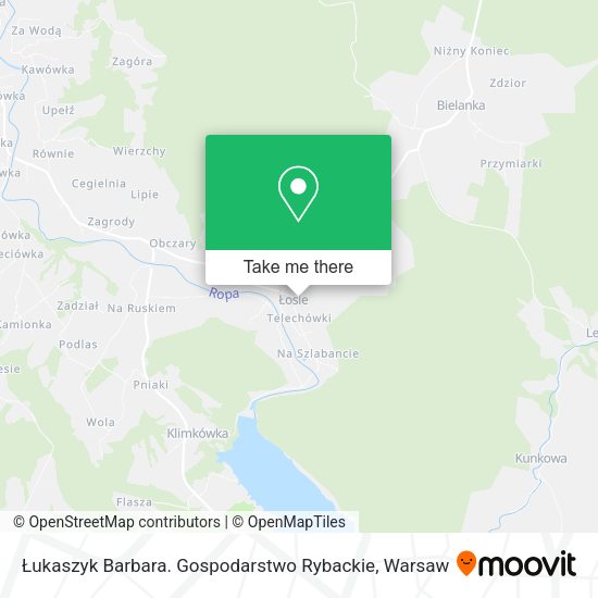 Łukaszyk Barbara. Gospodarstwo Rybackie map