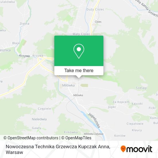 Карта Nowoczesna Technika Grzewcza Kupczak Anna