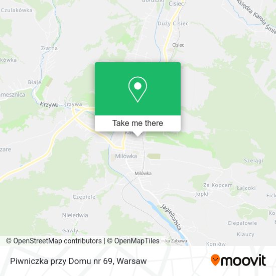 Piwniczka przy Domu nr 69 map