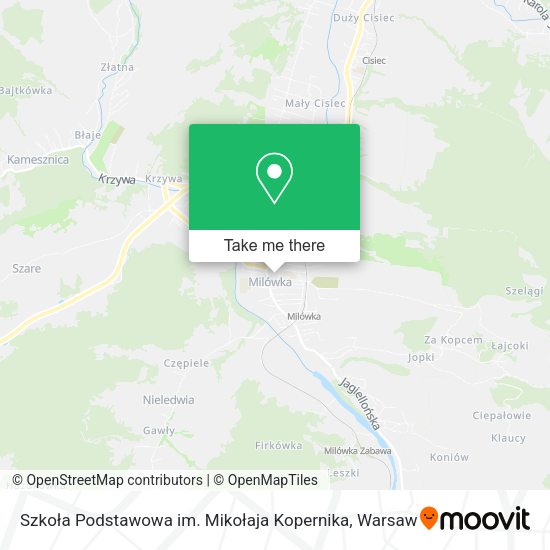 Карта Szkoła Podstawowa im. Mikołaja Kopernika