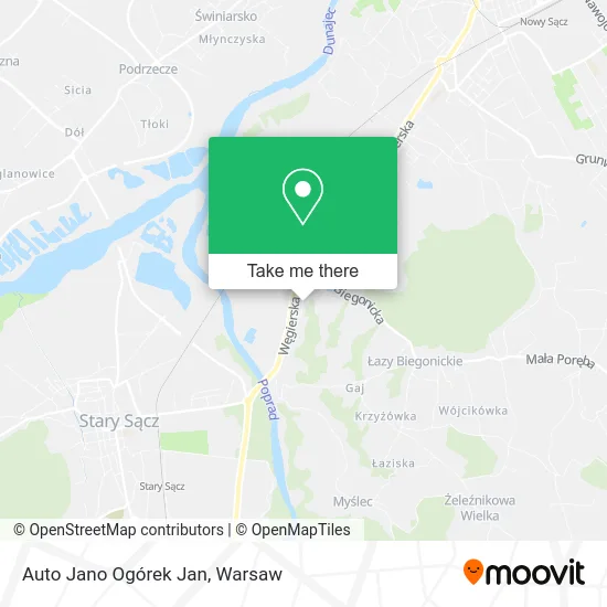 Карта Auto Jano Ogórek Jan