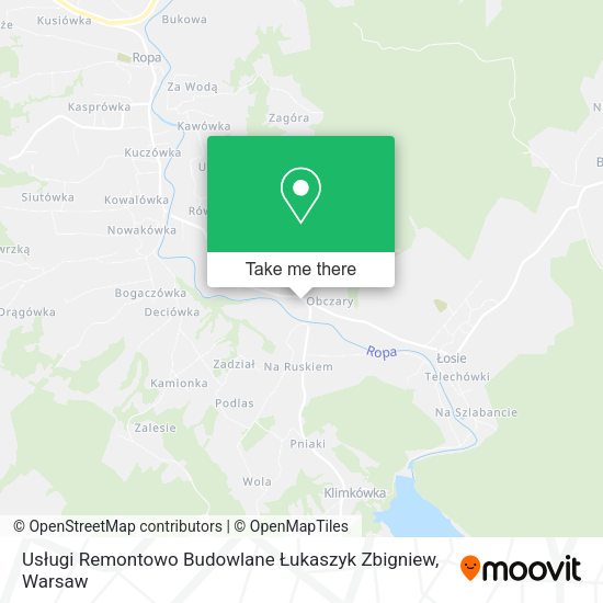 Usługi Remontowo Budowlane Łukaszyk Zbigniew map