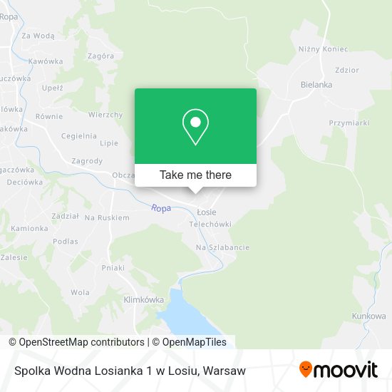 Spolka Wodna Losianka 1 w Losiu map