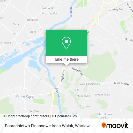 Pośrednictwo Finansowe Irena Wolak map