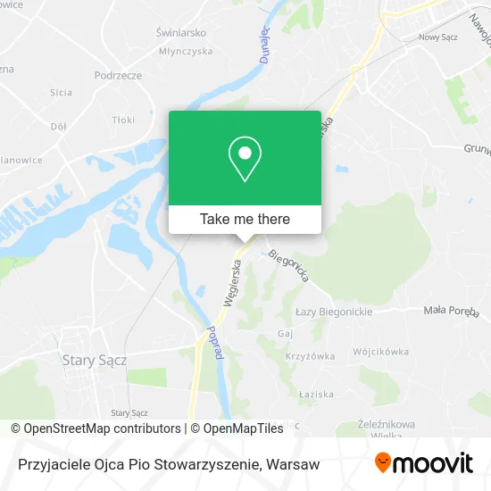 Карта Przyjaciele Ojca Pio Stowarzyszenie