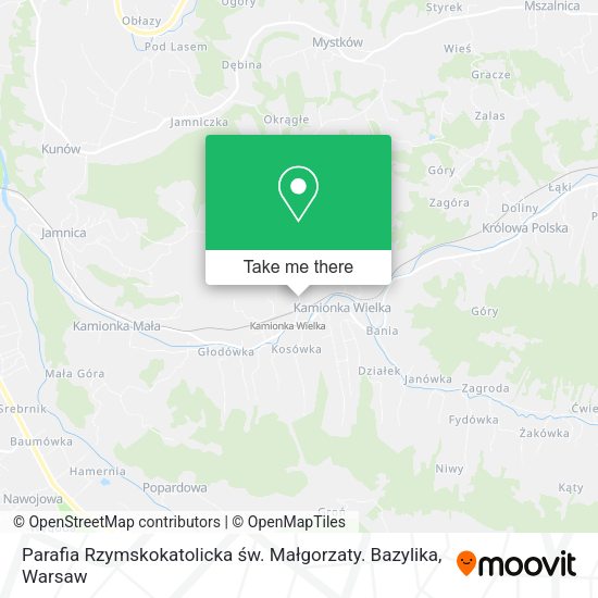 Parafia Rzymskokatolicka św. Małgorzaty. Bazylika map