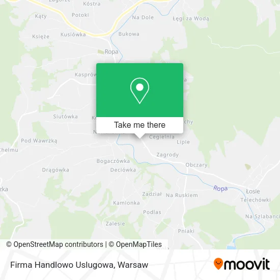 Карта Firma Handlowo Uslugowa