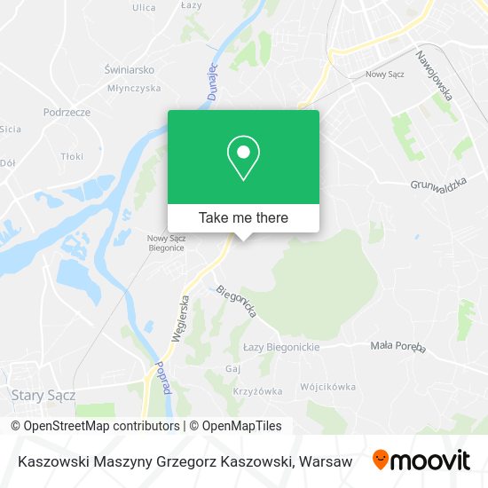 Kaszowski Maszyny Grzegorz Kaszowski map