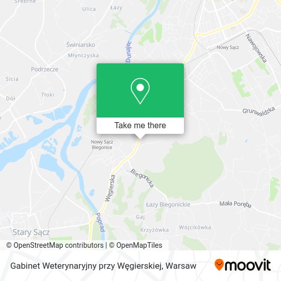 Gabinet Weterynaryjny przy Węgierskiej map