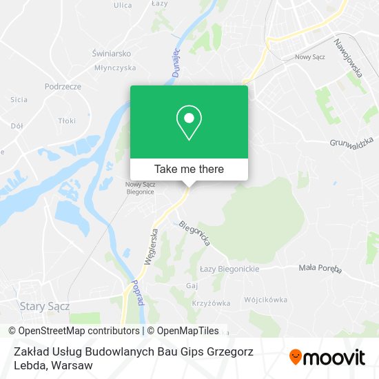 Zakład Usług Budowlanych Bau Gips Grzegorz Lebda map