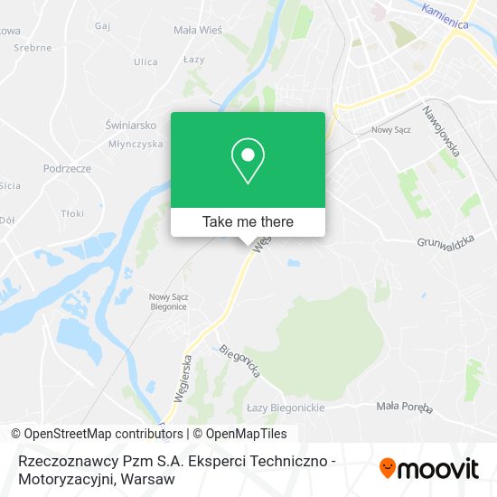 Rzeczoznawcy Pzm S.A. Eksperci Techniczno - Motoryzacyjni map