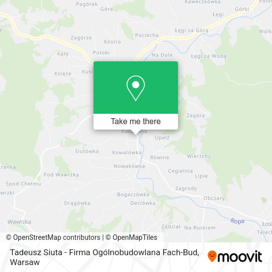 Tadeusz Siuta - Firma Ogólnobudowlana Fach-Bud map