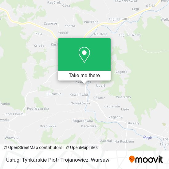 Usługi Tynkarskie Piotr Trojanowicz map