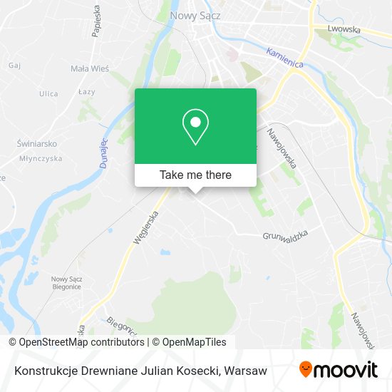 Konstrukcje Drewniane Julian Kosecki map