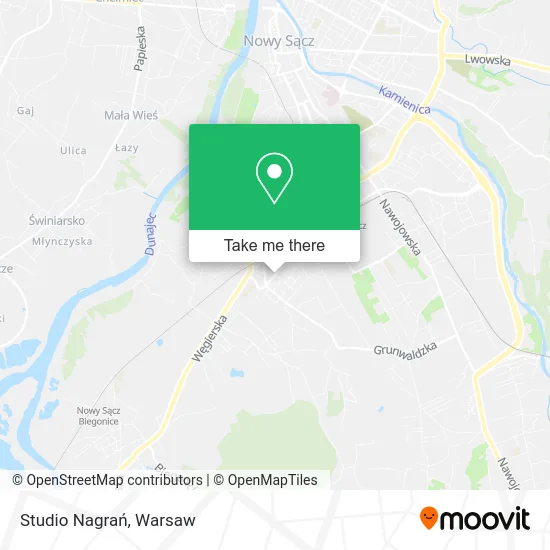 Карта Studio Nagrań
