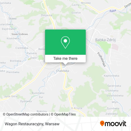 Wagon Restauracyjny map