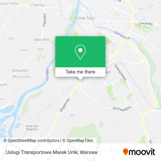 Usługi Transportowe Marek Urlik map