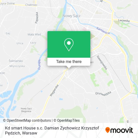 Kd smart House s.c. Damian Zychowicz Krzysztof Pędzich map