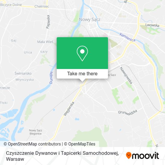 Czyszczenie Dywanow i Tapicerki Samochodowej map