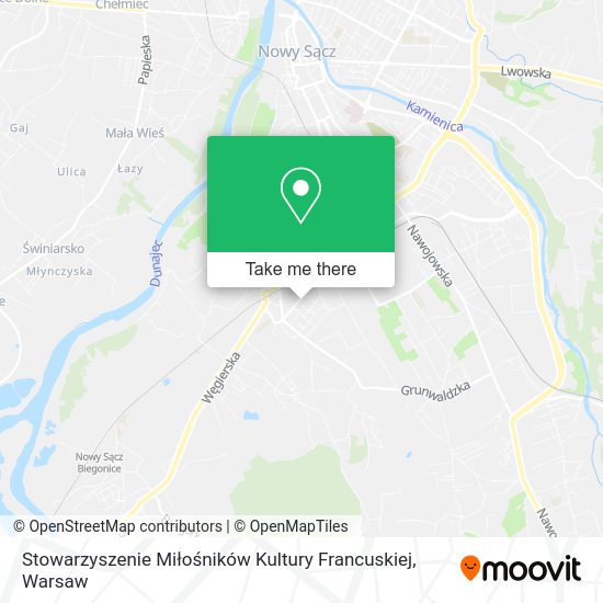 Stowarzyszenie Miłośników Kultury Francuskiej map