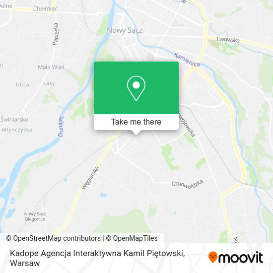 Карта Kadope Agencja Interaktywna Kamil Piętowski