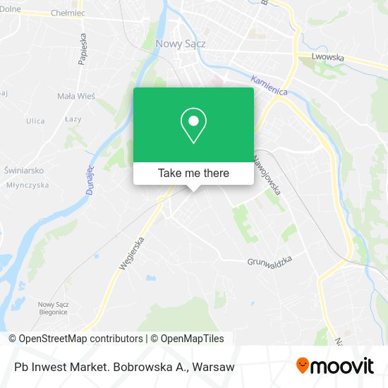 Pb Inwest Market. Bobrowska A. map