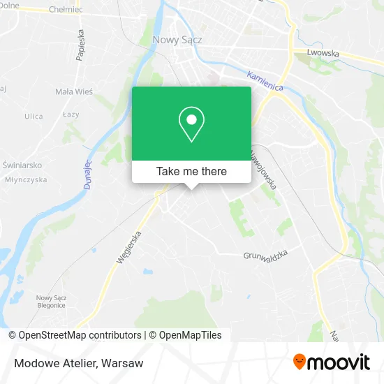 Карта Modowe Atelier