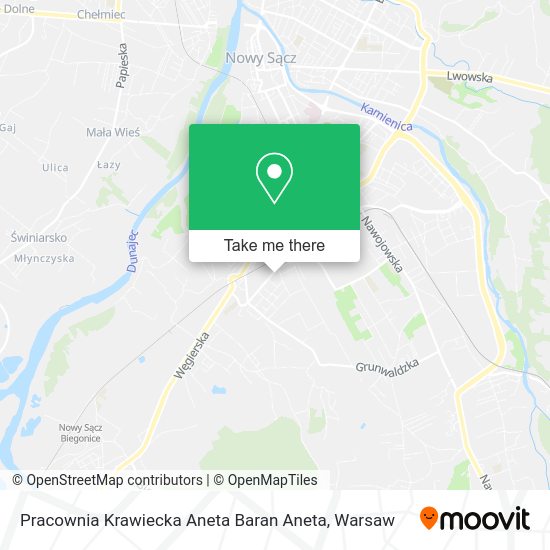 Pracownia Krawiecka Aneta Baran Aneta map