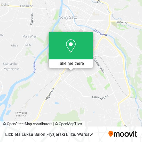 Elżbieta Luksa Salon Fryzjerski Eliza map