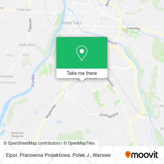 Elpol. Pracownia Projektowa. Polek J. map