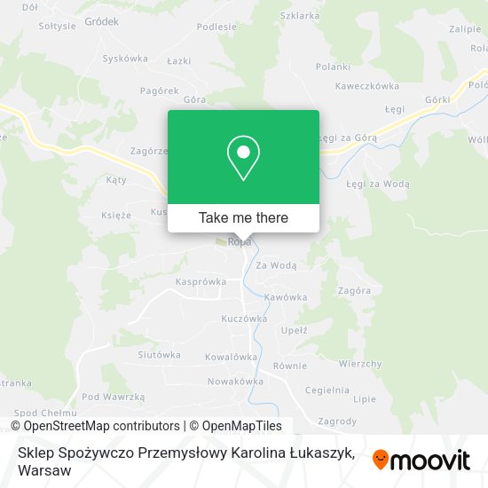 Sklep Spożywczo Przemysłowy Karolina Łukaszyk map