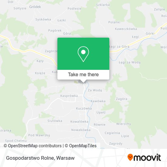 Gospodarstwo Rolne map