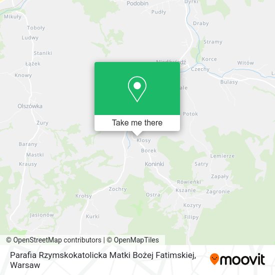 Parafia Rzymskokatolicka Matki Bożej Fatimskiej map