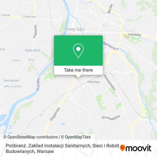 Polibranż. Zakład Instalacji Sanitarnych, Sieci i Robót Budowlanych map