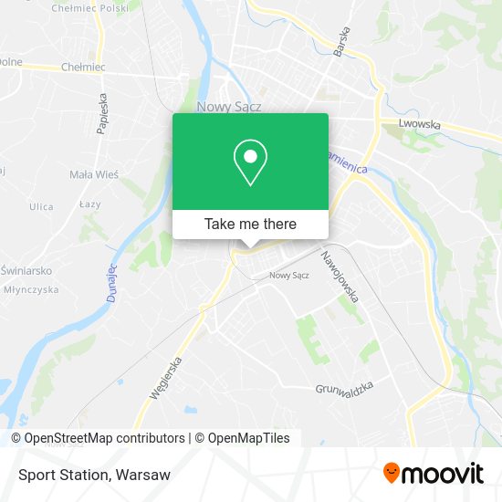 Sport Station map