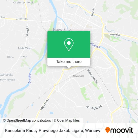 Kancelaria Radcy Prawnego Jakub Ligara map