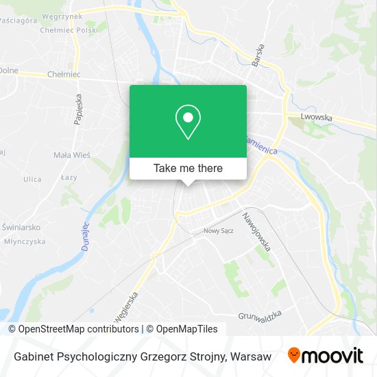 Gabinet Psychologiczny Grzegorz Strojny map