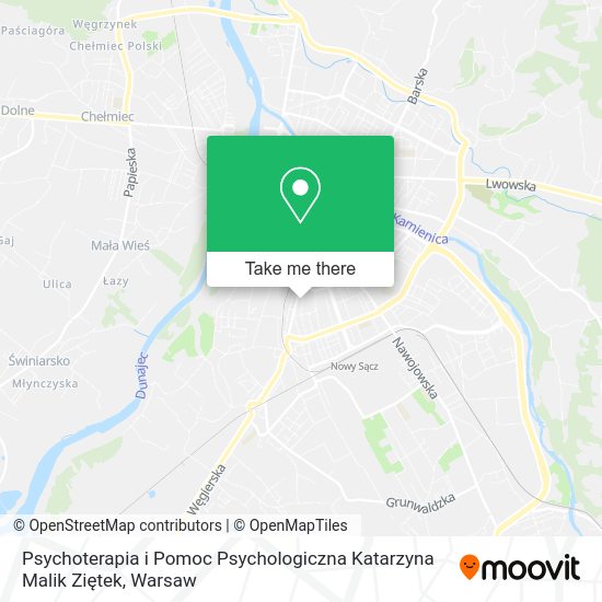 Карта Psychoterapia i Pomoc Psychologiczna Katarzyna Malik Ziętek